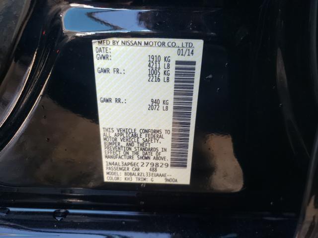 Photo 9 VIN: 1N4AL3AP6EC279829 - NISSAN ALTIMA 2.5 