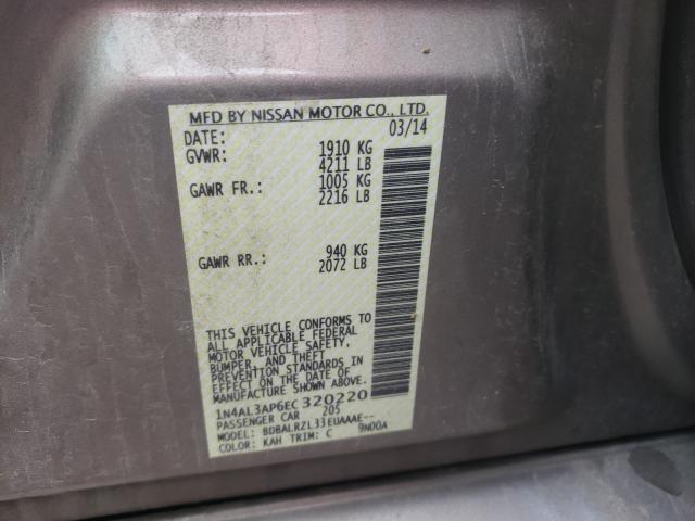 Photo 9 VIN: 1N4AL3AP6EC320220 - NISSAN ALTIMA 2.5 