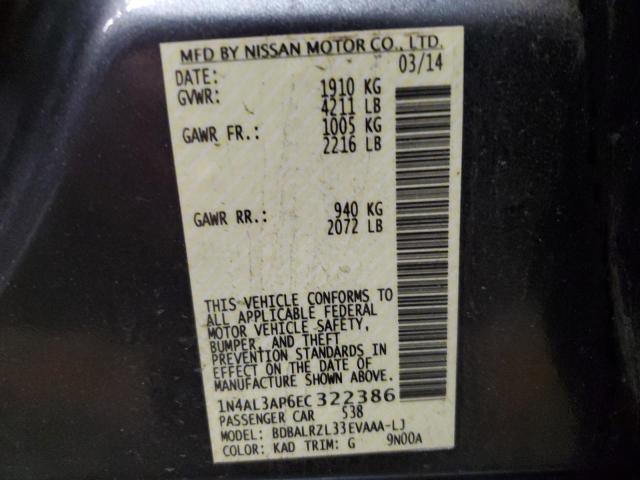 Photo 11 VIN: 1N4AL3AP6EC322386 - NISSAN ALTIMA 