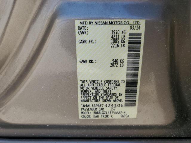 Photo 11 VIN: 1N4AL3AP6EC324106 - NISSAN ALTIMA 2.5 