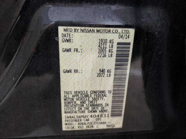 Photo 11 VIN: 1N4AL3AP6EC404831 - NISSAN ALTIMA 