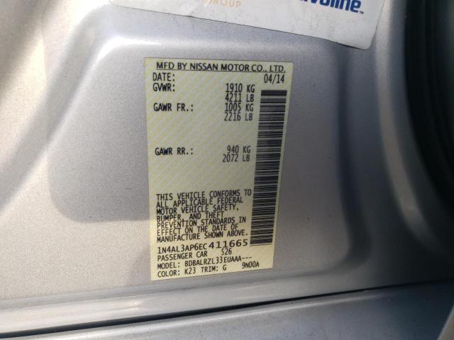 Photo 12 VIN: 1N4AL3AP6EC411665 - NISSAN ALTIMA 