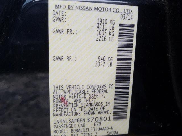 Photo 9 VIN: 1N4AL3AP6EN370801 - NISSAN ALTIMA 2.5 