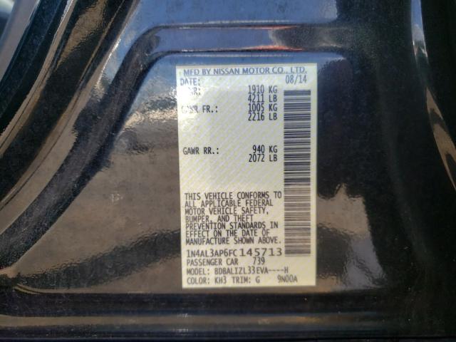 Photo 9 VIN: 1N4AL3AP6FC145713 - NISSAN ALTIMA 2.5 