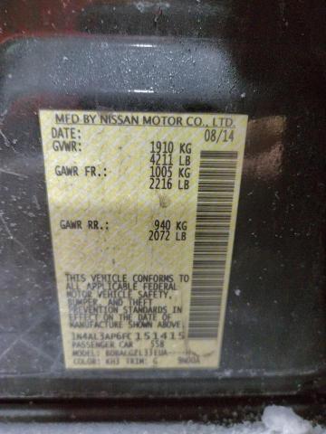 Photo 9 VIN: 1N4AL3AP6FC151415 - NISSAN ALTIMA 2.5 