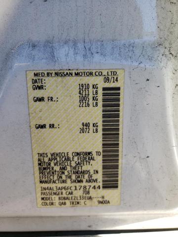 Photo 11 VIN: 1N4AL3AP6FC178744 - NISSAN ALTIMA 2.5 