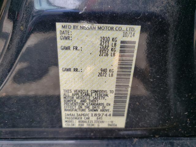 Photo 9 VIN: 1N4AL3AP6FC189744 - NISSAN ALTIMA 2.5 