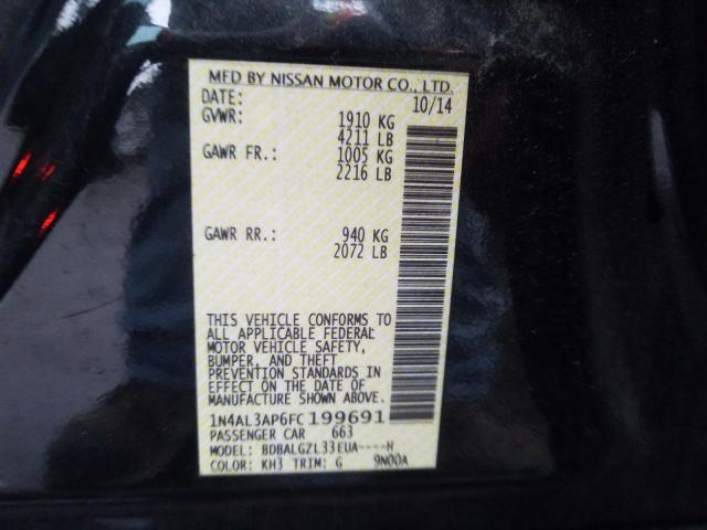 Photo 9 VIN: 1N4AL3AP6FC199691 - NISSAN ALTIMA 2.5 