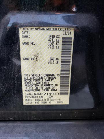 Photo 12 VIN: 1N4AL3AP6FC219910 - NISSAN ALTIMA 