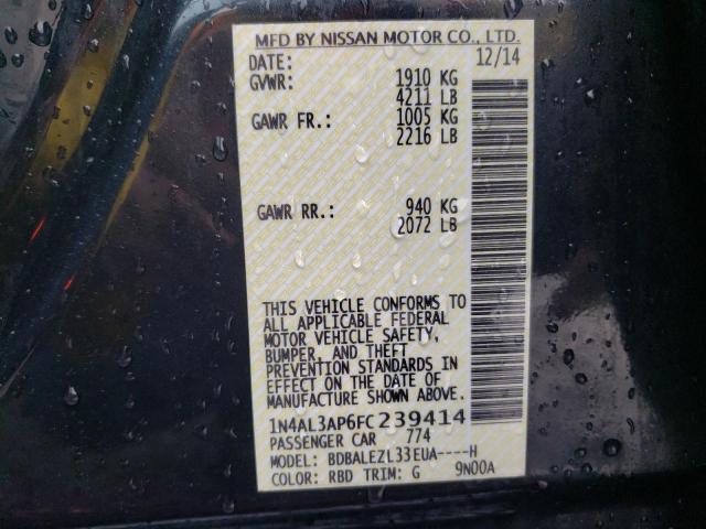 Photo 9 VIN: 1N4AL3AP6FC239414 - NISSAN ALTIMA 2.5 