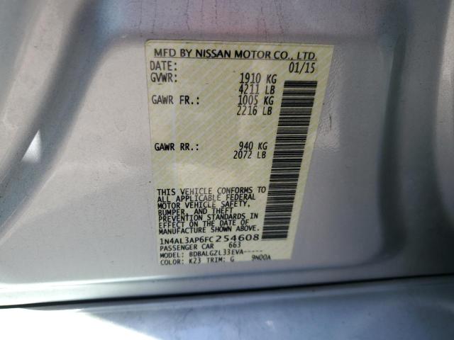 Photo 9 VIN: 1N4AL3AP6FC254608 - NISSAN ALTIMA 2.5 