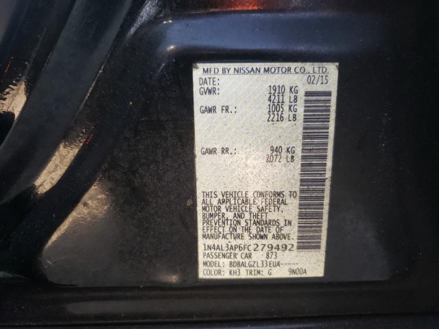 Photo 9 VIN: 1N4AL3AP6FC279492 - NISSAN ALTIMA 2.5 