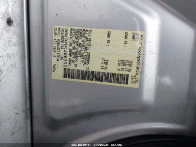 Photo 8 VIN: 1N4AL3AP6FC286152 - NISSAN ALTIMA 