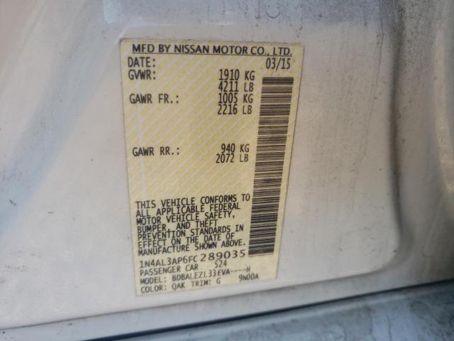 Photo 9 VIN: 1N4AL3AP6FC289035 - NISSAN ALTIMA 