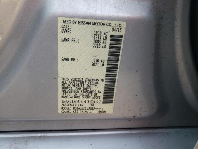 Photo 12 VIN: 1N4AL3AP6FC415457 - NISSAN ALTIMA 2.5 