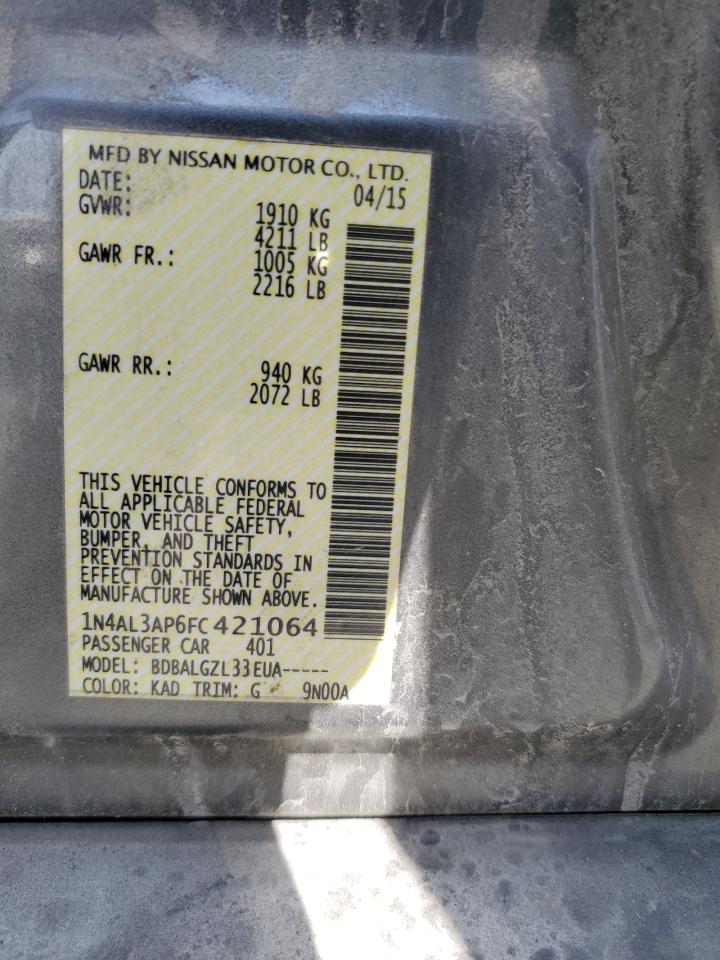 Photo 11 VIN: 1N4AL3AP6FC421064 - NISSAN ALTIMA 