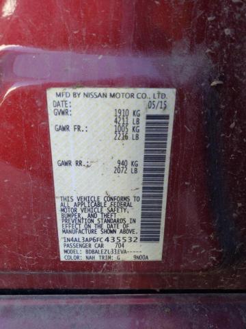 Photo 11 VIN: 1N4AL3AP6FC435532 - NISSAN ALTIMA 