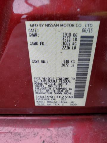 Photo 12 VIN: 1N4AL3AP6FC462598 - NISSAN ALTIMA 