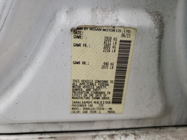 Photo 9 VIN: 1N4AL3AP6FC463198 - NISSAN ALTIMA 2.5 