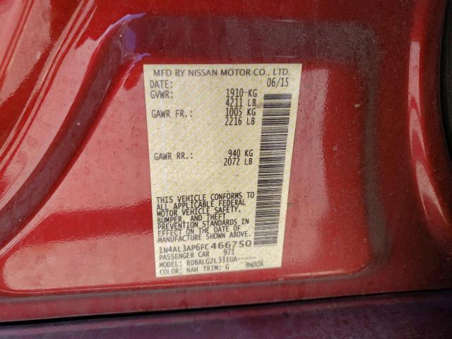 Photo 9 VIN: 1N4AL3AP6FC466750 - NISSAN ALTIMA 2.5 