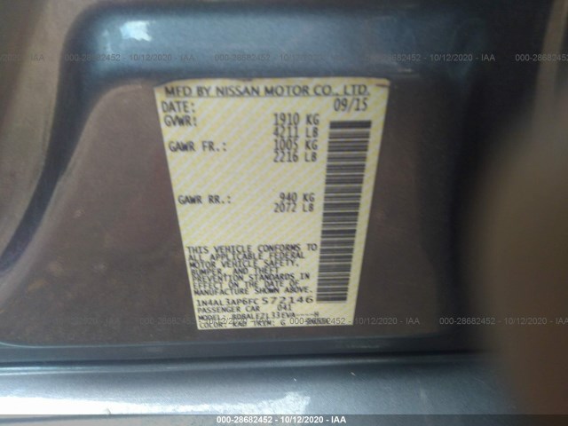 Photo 8 VIN: 1N4AL3AP6FC572146 - NISSAN ALTIMA 