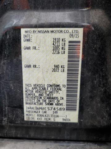 Photo 12 VIN: 1N4AL3AP6FC574589 - NISSAN ALTIMA 2.5 