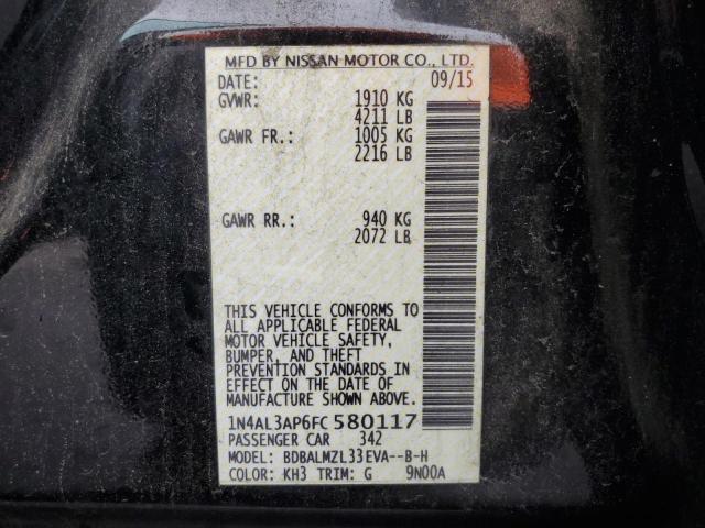 Photo 11 VIN: 1N4AL3AP6FC580117 - NISSAN ALTIMA 