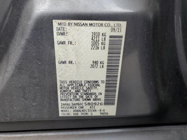 Photo 11 VIN: 1N4AL3AP6FC580926 - NISSAN ALTIMA 2.5 