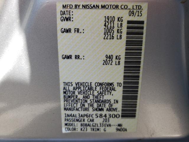 Photo 9 VIN: 1N4AL3AP6FC584300 - NISSAN ALTIMA 2.5 