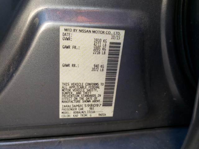 Photo 9 VIN: 1N4AL3AP6FC598097 - NISSAN ALTIMA 2.5 