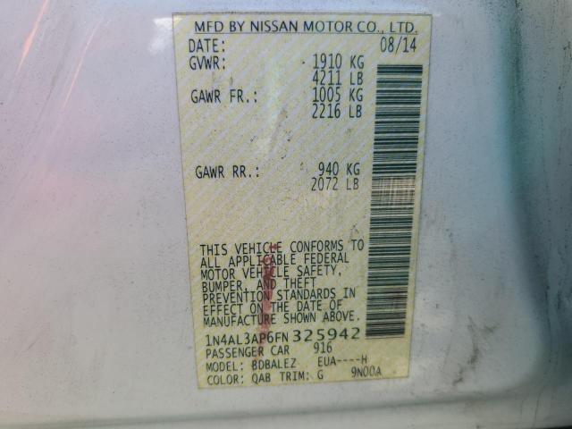 Photo 11 VIN: 1N4AL3AP6FN325942 - NISSAN ALTIMA 