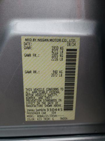 Photo 9 VIN: 1N4AL3AP6FN330445 - NISSAN ALTIMA 2.5 