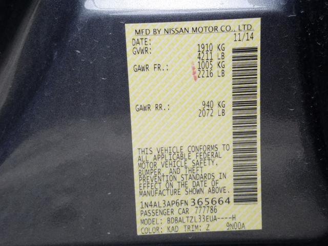 Photo 9 VIN: 1N4AL3AP6FN365664 - NISSAN ALTIMA 2.5 