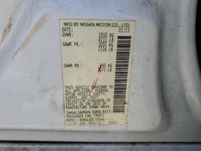 Photo 12 VIN: 1N4AL3AP6FN386305 - NISSAN ALTIMA 2.5 