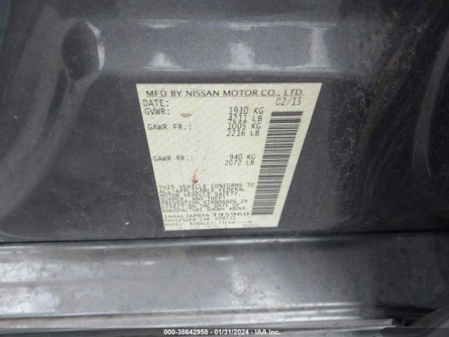 Photo 8 VIN: 1N4AL3AP6FN395960 - NISSAN ALTIMA 