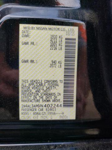 Photo 11 VIN: 1N4AL3AP6FN402244 - NISSAN ALTIMA 2.5 