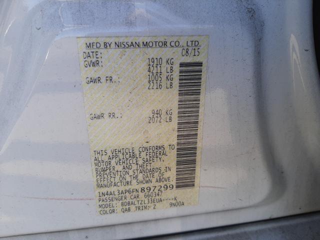 Photo 9 VIN: 1N4AL3AP6FN897299 - NISSAN ALTIMA 