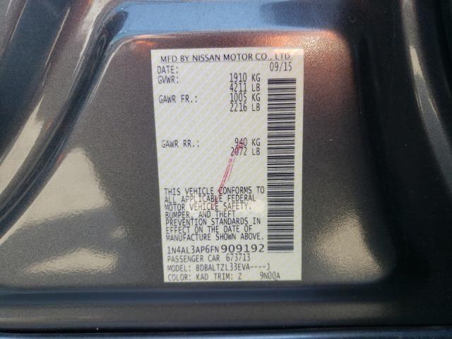 Photo 9 VIN: 1N4AL3AP6FN909192 - NISSAN ALTIMA 2.5 