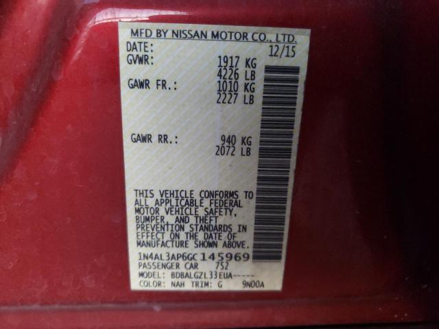 Photo 9 VIN: 1N4AL3AP6GC145969 - NISSAN ALTIMA 2.5 