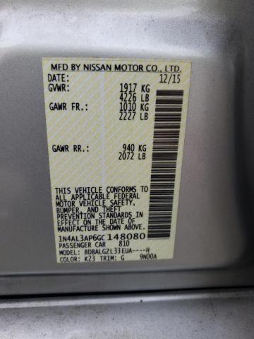 Photo 12 VIN: 1N4AL3AP6GC148080 - NISSAN ALTIMA 2.5 