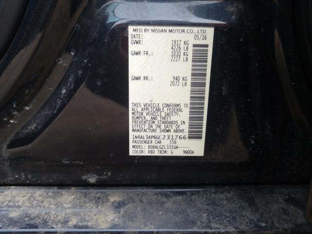 Photo 9 VIN: 1N4AL3AP6GC231766 - NISSAN ALTIMA 2.5 