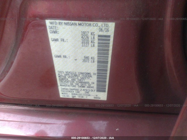 Photo 8 VIN: 1N4AL3AP6GC249197 - NISSAN ALTIMA 