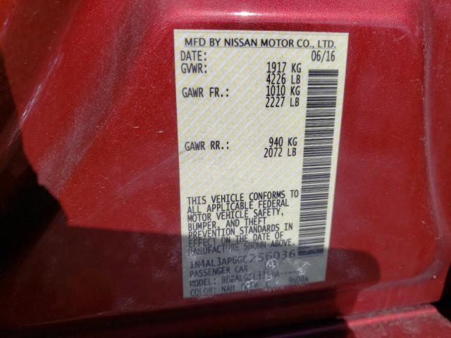 Photo 9 VIN: 1N4AL3AP6GC256036 - NISSAN ALTIMA 2.5 