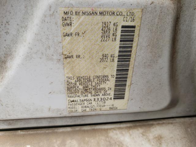 Photo 9 VIN: 1N4AL3AP6GN333024 - NISSAN ALTIMA 2.5 