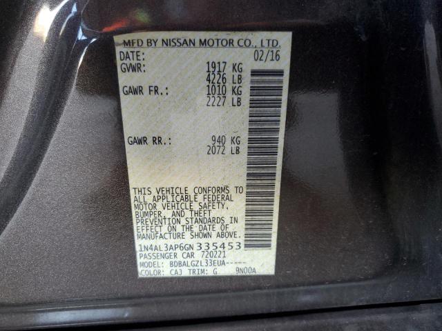 Photo 11 VIN: 1N4AL3AP6GN335453 - NISSAN ALTIMA 2.5 