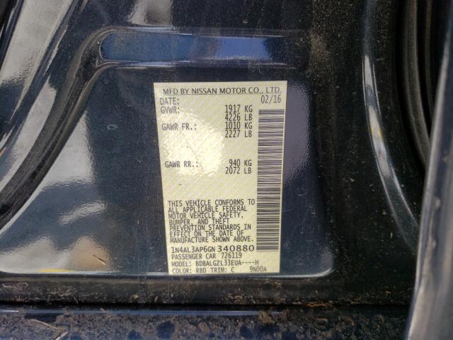 Photo 9 VIN: 1N4AL3AP6GN340880 - NISSAN ALTIMA 2.5 