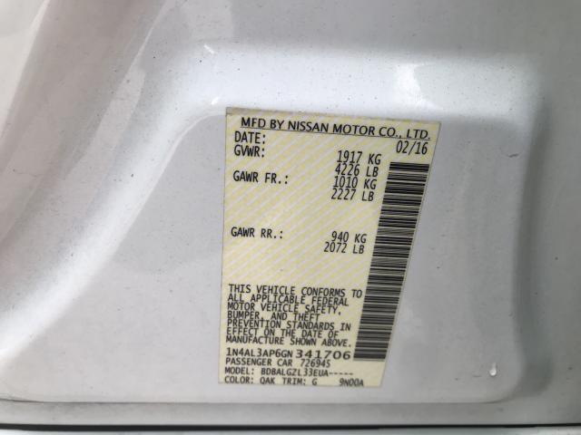 Photo 9 VIN: 1N4AL3AP6GN341706 - NISSAN ALTIMA 2.5 