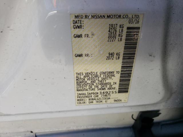 Photo 11 VIN: 1N4AL3AP6GN349255 - NISSAN ALTIMA 2.5 