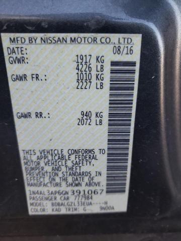 Photo 9 VIN: 1N4AL3AP6GN391067 - NISSAN ALTIMA 