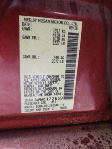 Photo 9 VIN: 1N4AL3AP6HC122659 - NISSAN ALTIMA 